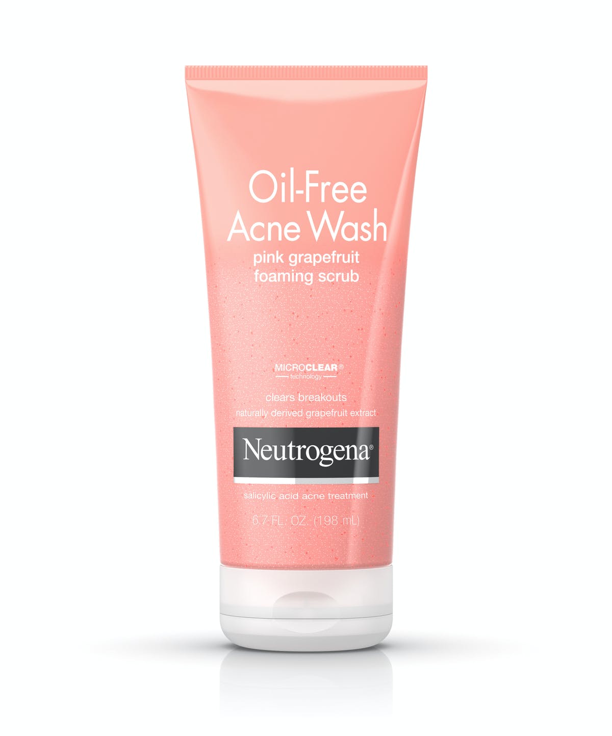 Neutrogena Oil-Free Acne Wash Pink Grapefruit Foaming Scrub 198 ml.