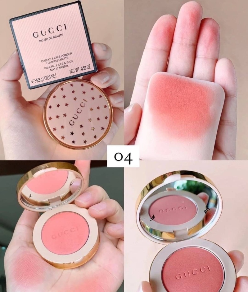 Gucci Beauty Blush De Beauté 5.5 g. #04 Bright Coral