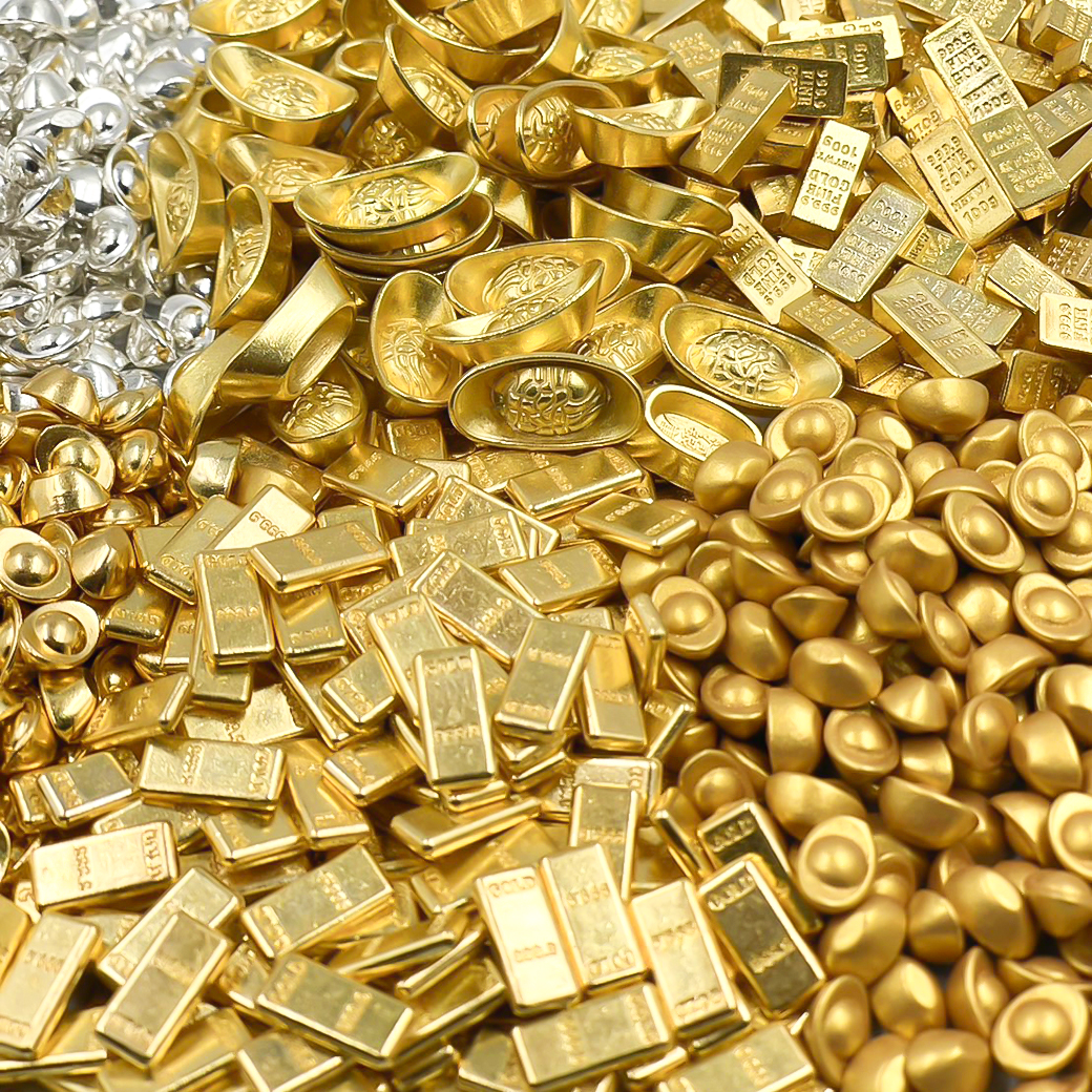 🧧🎉โมเดลก้อนทอง🎊ก้อนทองจิ๋ว ประดับตกแต่ง ก้อนทองแท่งจิ๋ว✅พร้อมส่งในไทย ก้อนทองโบราณ เสริมฮวยจุ้ย