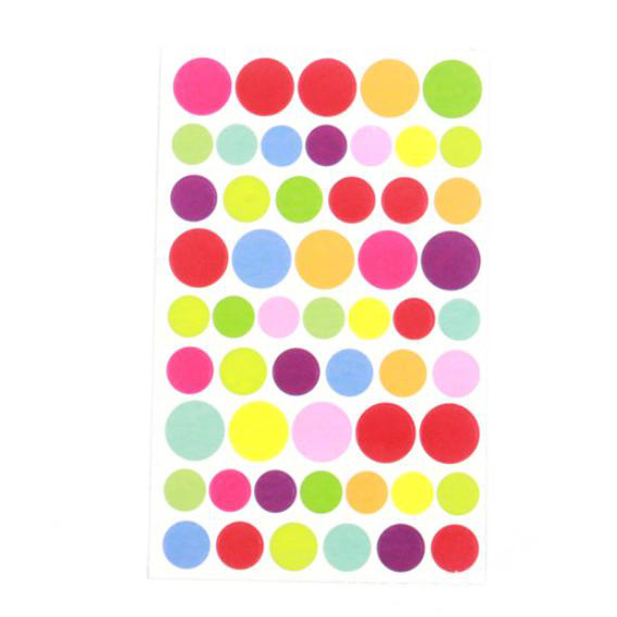 🔴สติกเกอร์หลากสีวงกลมเล็ก 10x15 ซม ราคาชิ้นละ 1 บาท พร้อมส่ง Ohwowshop สติกเกอร์ ตัวเลข สินค้า ราคาถูก