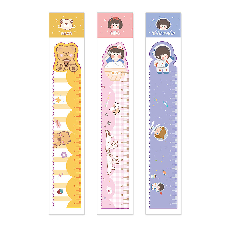 ⭐ไม้บรรทัดแม่เหล็ก🌈15 ซม. Cute หลากสี 15cm📌เลือกลาย ราคา 5 บาท✔️พร้อมส่ง Ohwowshop ไม้บรรทัด แม่เหล็ก เครื่องเขียน