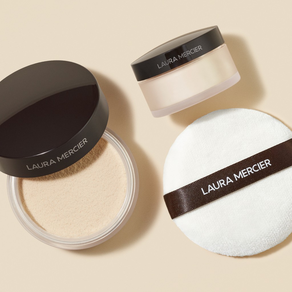 Laura Mercier Translucent Loose Setting Powder Duo and Velour Puff