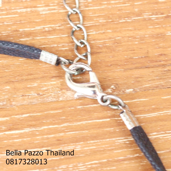 สร้อยดอกจานเกสรกุหลาบ เชียร์ทีมชาติไทย หนังแท้ทำมือ แฮนด์เมด