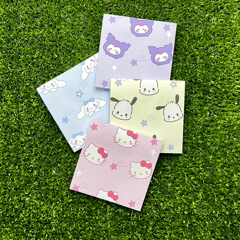 🌈กระดาษโน๊ตกาวในตัว🌈Sticky Note Lovely Cartoon 8x8 50แผ่น📌เลือกลาย ราคา 6 บาท✔️พร้อมส่ง Ohwowshop เครื่องเขียน โพสอิท สวยงาม ข้อความ