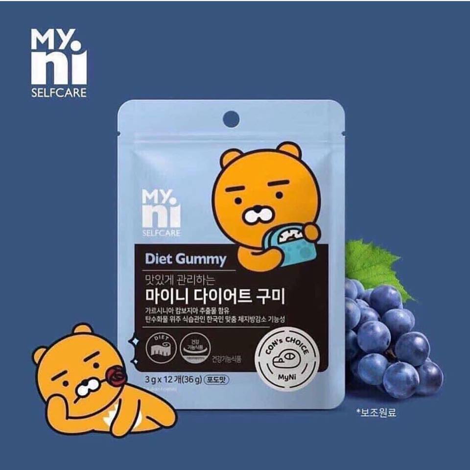 MyNi Self Care Diet Gummy 12 เม็ด #Blueberry