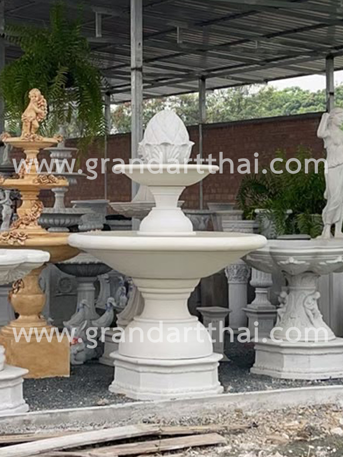 .น้ำพุเรียบ 2 ชั้น ใหญ่