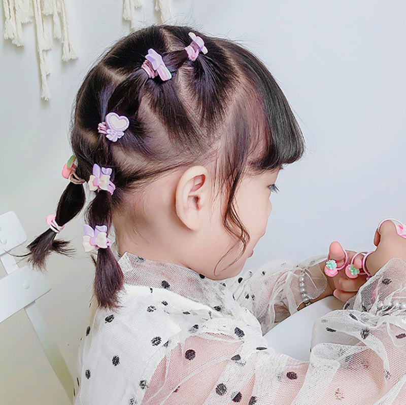 🌈ยางรัดผมจิ๋ว🌈🩷ตัวการ์ตูน แฟนซี💙เส้นละ 1 บาท🧡สุ่มลายตามแบบ✔️พร้อมส่งในไทย กิ๊ฟช็อป ยางผูกผม ยางมัดผม หนังยางรัดผม