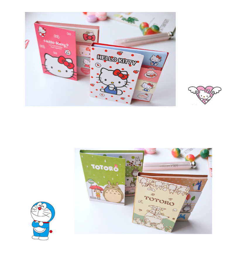 🌈กระดาษโน๊ตกาวในตัว Sticky Note⭐โพสอิทเล่มพับ 100 แผ่น การ์ตูนดัง📌สินค้าพร้อมส่งในไทย post it โพสอิท กระดาษกาว