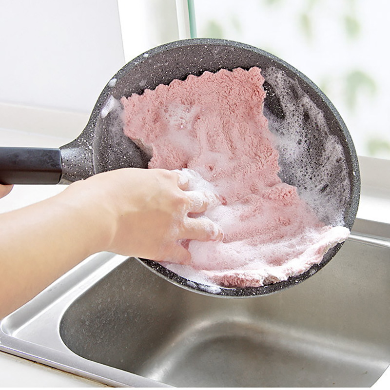 🌈ผ้าไมโครไฟเบอร์💦ผ้าเช็ดโต๊ะ ผ้าทำความสะอาด 22.5x22.5cm ไม่มีแพ็คเกจ 🌈สินค้าเลือกสีเลือกขนาด🌈✔️พร้อมส่ง Ohwowshop ผ้า ทำความสะอาด ไมโครไฟเบอร์