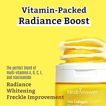 MediAnswer Vita Collagen Glow Pad 80 + 10 Pads 140 ml.