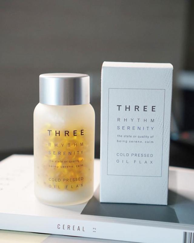 Three Rhythm Serenity Cold Pressed Oil Flax 180 Soft Capsules (ทานได้ 1 เดือน)