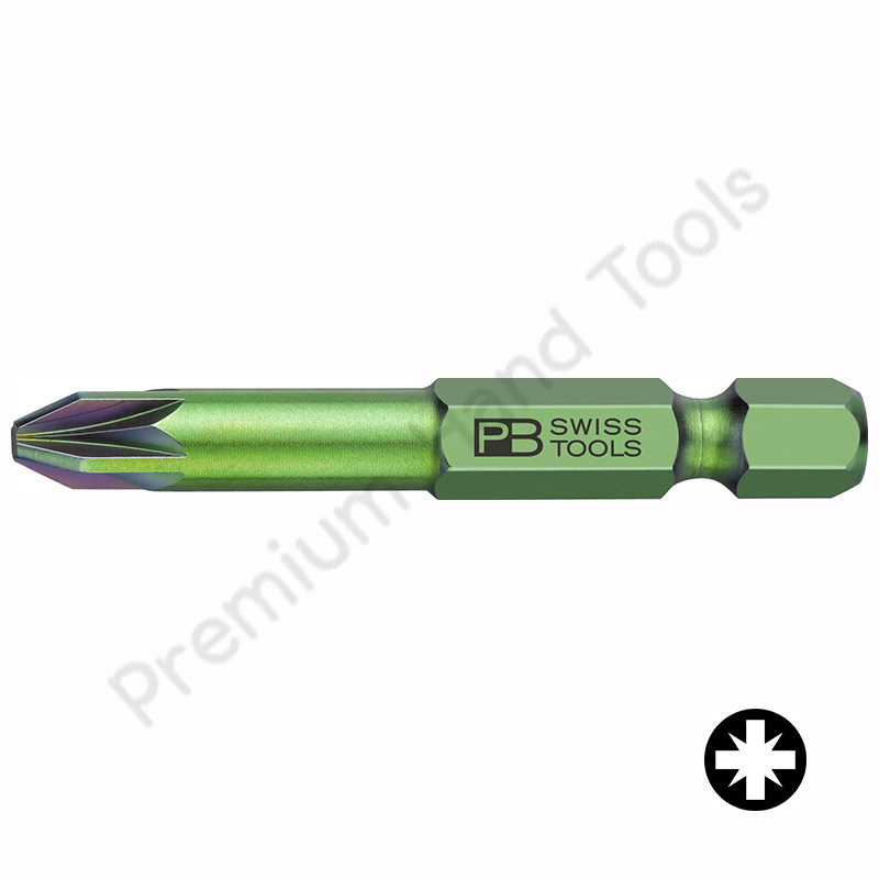ดอกไขควงลม PB Swiss Tools รุ่น PB E6.192 ปาก PZ ยาว 50 มม.
