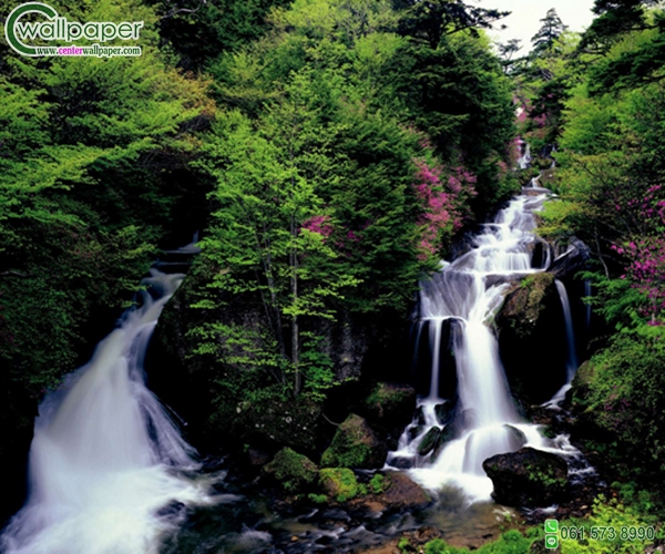 ภาพวิวธรรมชาติภาพน้ำตก