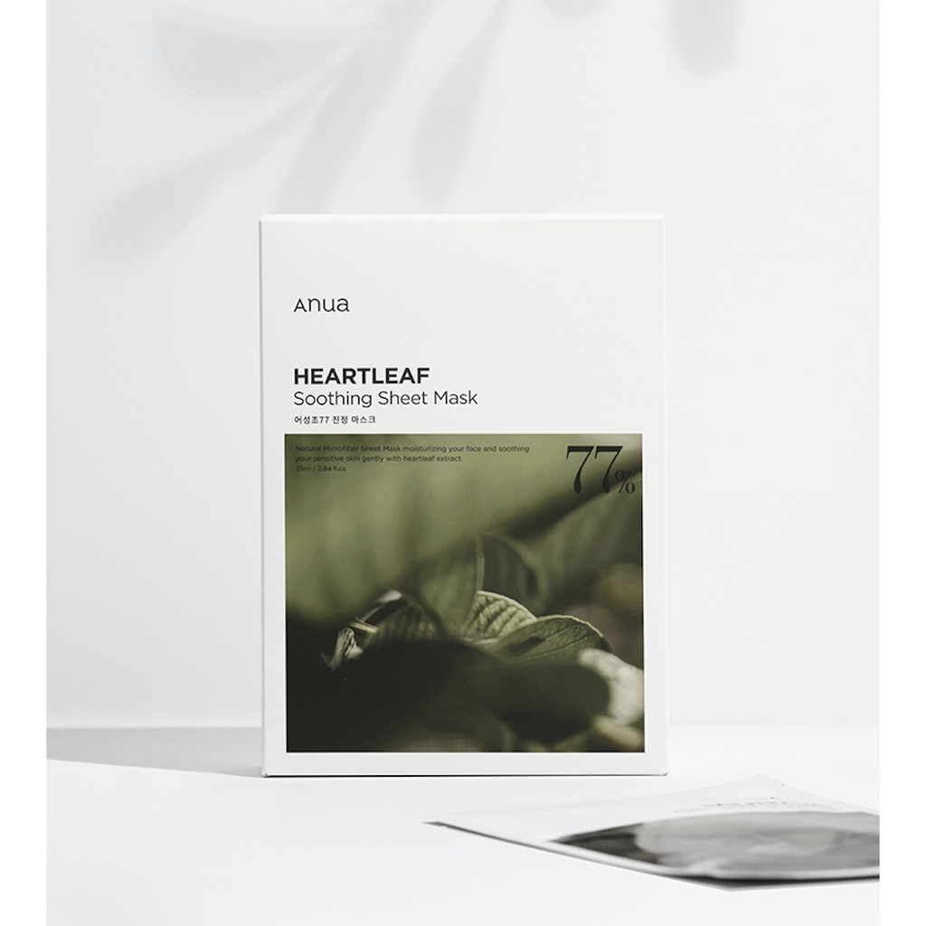 Anua Heartleaf 77% Shoothing Sheet Mask 1 แผ่น