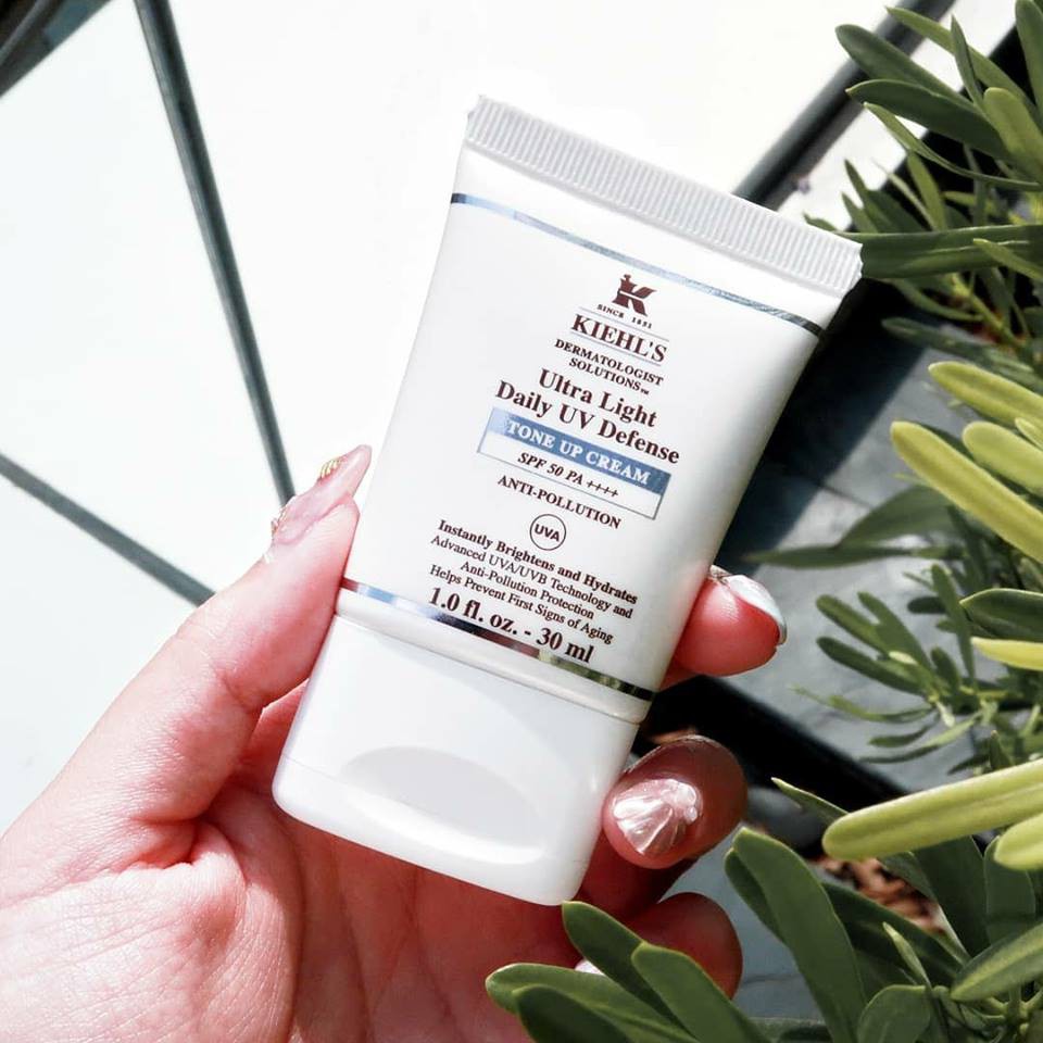 Kiehl's Ultra Light Daily UV Defense Tone Up Cream SPF50 PA++++ Anti-Pollution 30 ml.