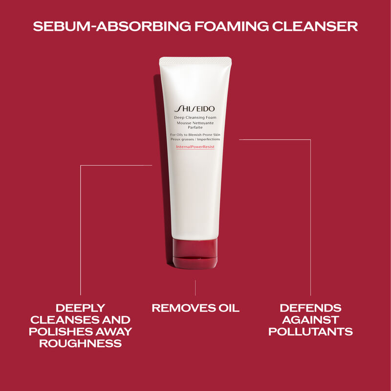 Shiseido Deep Cleansing Foam 50 ml. (For Oily To Blemish-Prone Skin)