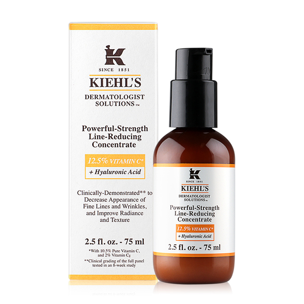 Kiehl's Powerful Strength Line Reducing Concentrate 12.5% Vitamin C + Hyaluronic Acid 75 ml.
