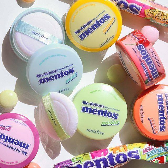 Innisfree No Sebum Mineral Powder 5 g. #Mentos Melon