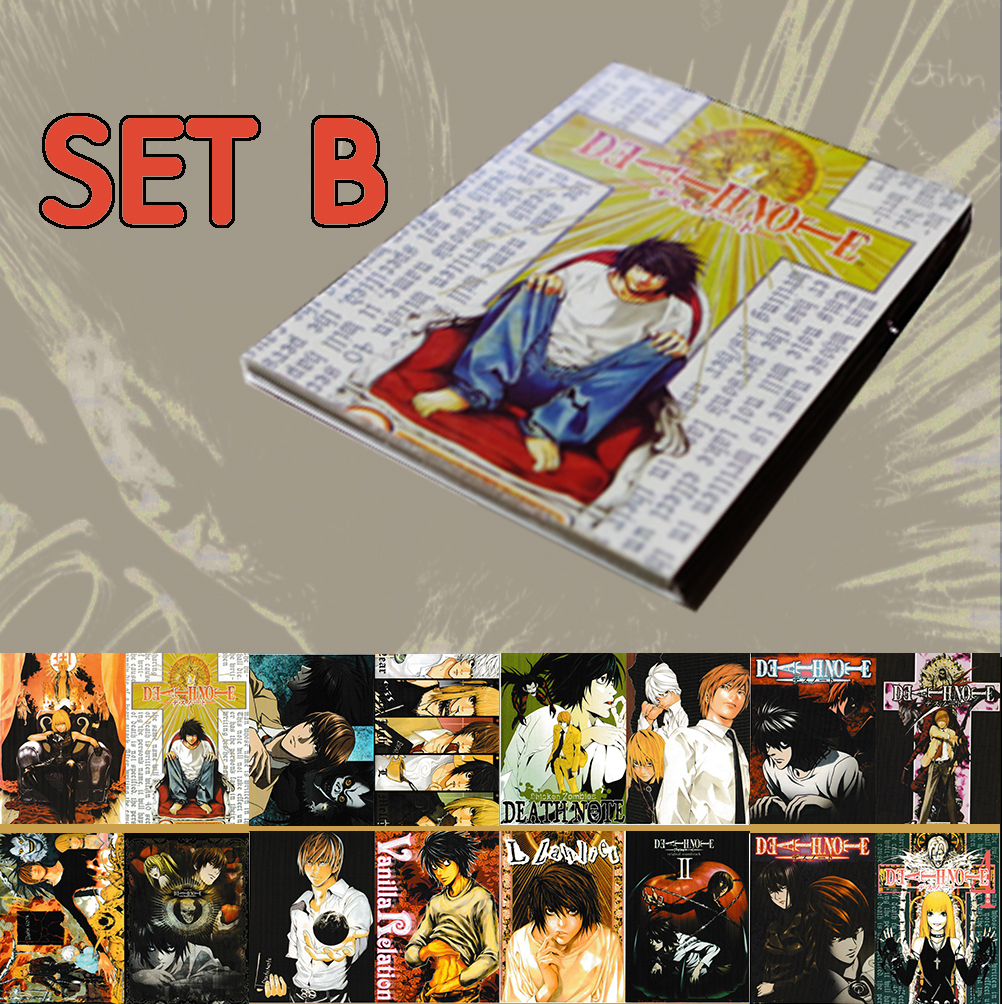 สมุด Death Note + Postcard 16 ใบ ชุด B