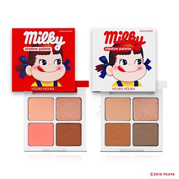 Holika Holika x Peko Chan Piece Matching 4 Shadow #02 Milk Caramel