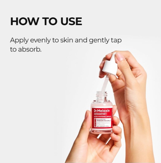 Dr.Melaxin Astaxanthin Extra Whitening Ampoule 30 ml.