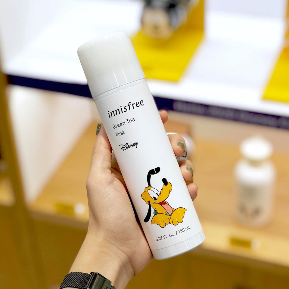 Innisfree Green Tea Mineral Mist 150 ml. Disney Collection