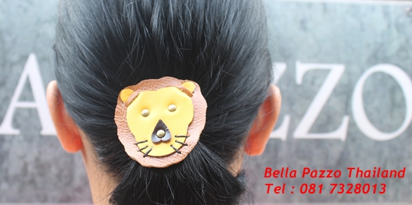 ยางรัดผมสิงโต PONYTAIL LION 6X6 CM.