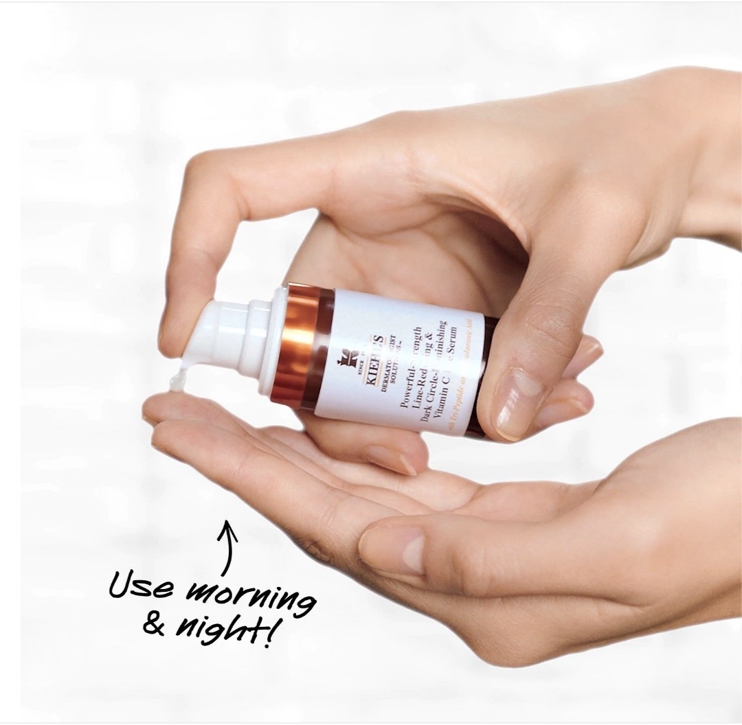 Kiehl's Powerful-Strength Line-Reducing & Dark Circle-Diminishing Vitamin C Eye Serum 15 ml.