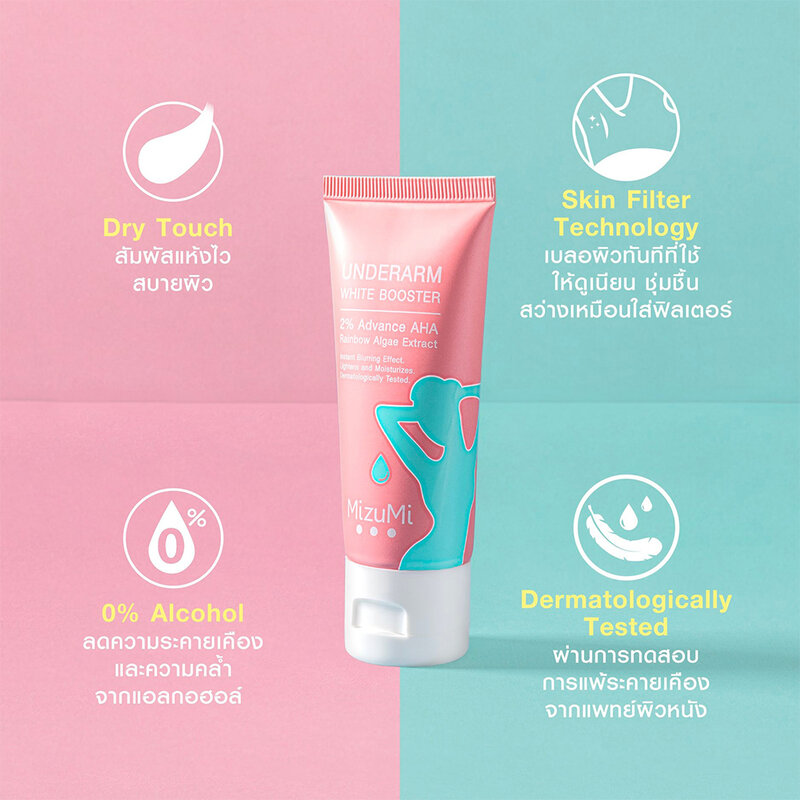 Mizumi Underarm White Booster 30 g.