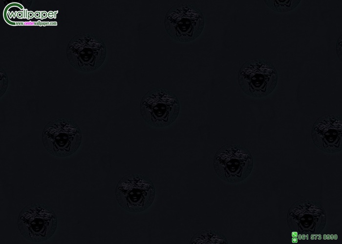 versace wallpaper ลายวงกลมดำ
