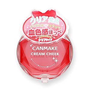 Canmake Cream Cheek 2.2 g. #CL01 Clear Red Heart