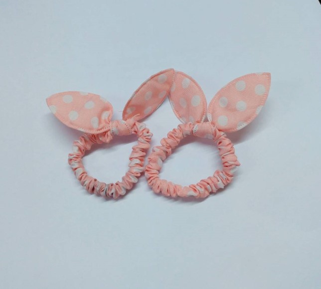 🐰ยางยืดรัดผมหูกระต่าย (สุ่มลาย) ชิ้นละ 2 บาท ✔️พร้อมส่ง Ohwowshop หนังยางรัดผมเกาหลี ยางรัดผมไสต์เกาหลี มัดผม