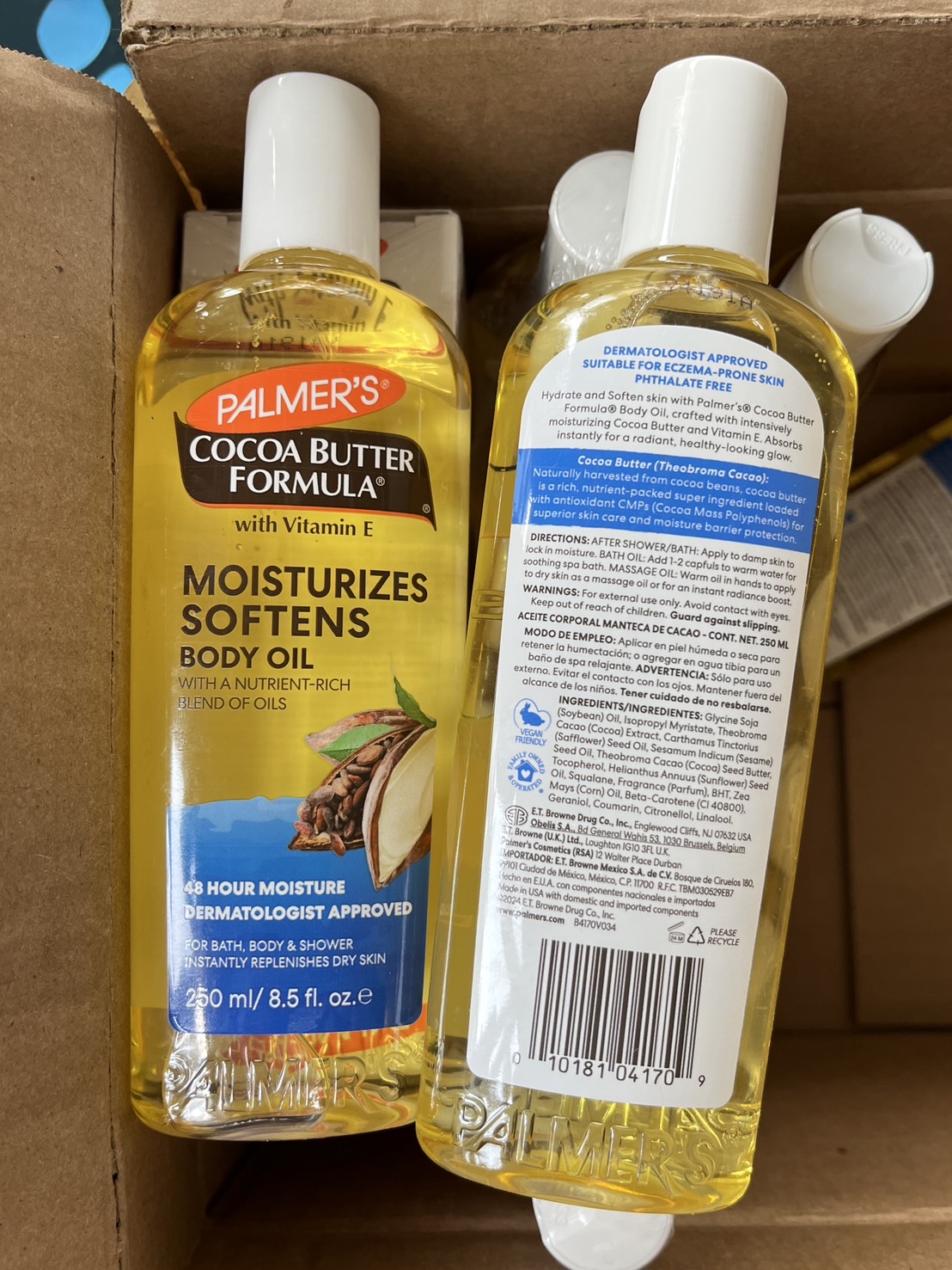Palmer's Cocoa Butter Formula Moisturizing Softens Body Oil 250 ml.