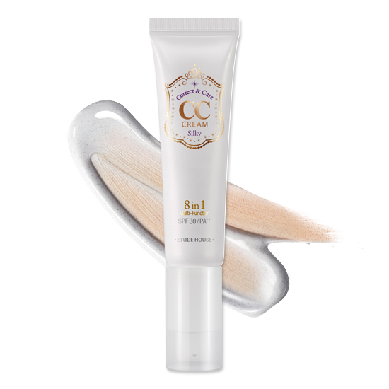 Etude House CC Cream (Correct & Care) SPF30 PA++ Silky ปกปิด บางเบา