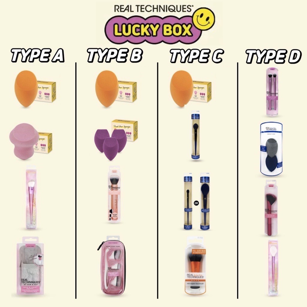 Real Technique Lucky Box Happy Day (กล่องสุ่ม)