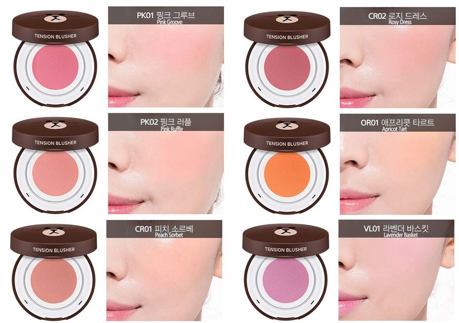 Missha Line Friends Edition Tension Blusher #OR01