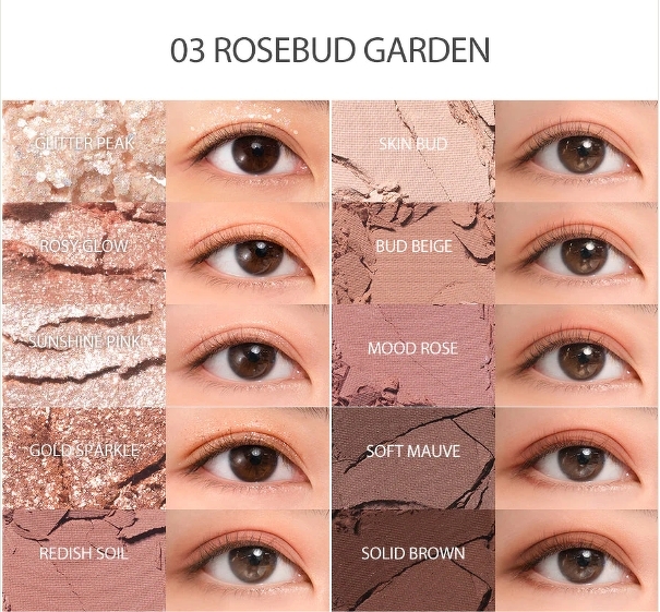 Rom&nd Better Than Palette #03 Rosebud Garden