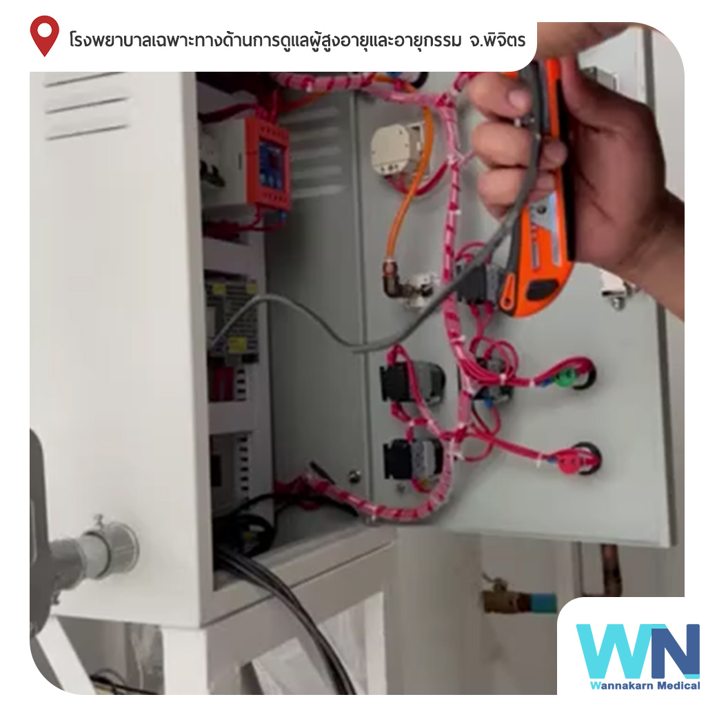 ติดตั้งเครื่องผลิตสุญญากาศทางการแพทย์ Vacuum pump