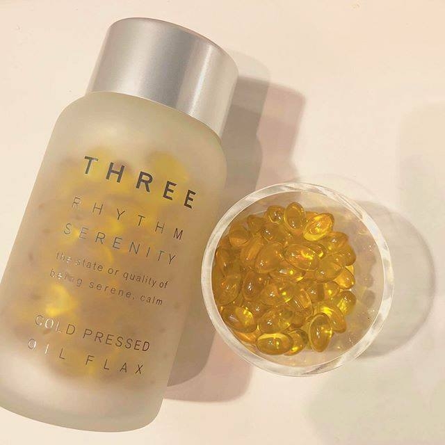 Three Rhythm Serenity Cold Pressed Oil Flax 180 Soft Capsules (ทานได้ 1 เดือน)