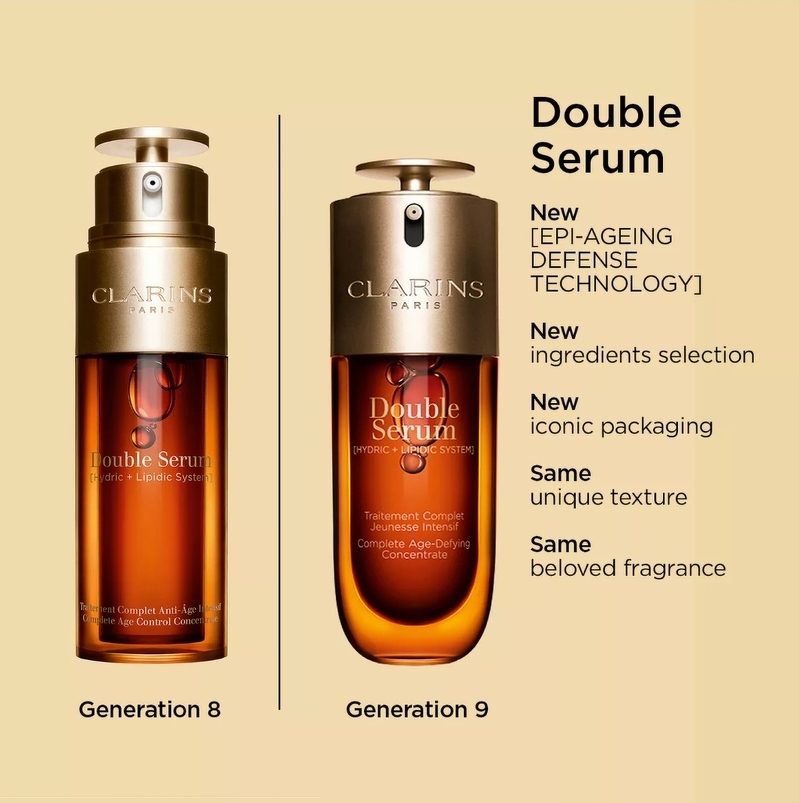 New Clarins Double Serum 50 ml.