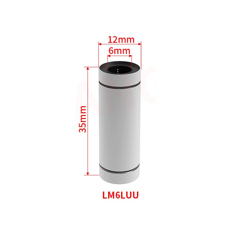 Linear Ball Bearing 6mm LM6LUU (6x12x35mm)