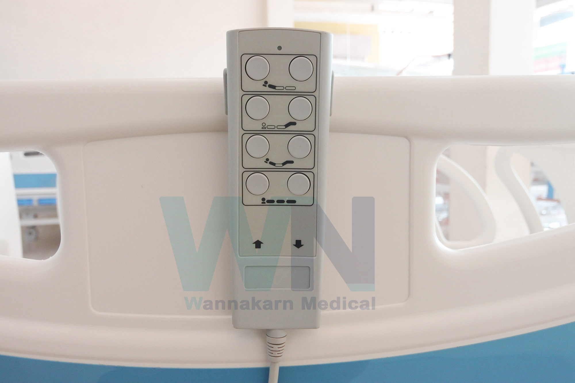 WN Electric Bed MODEL MK-C-06 เตียงผู้ป่วยปรับไฟฟ้า 3 Function ราวปีกนก พร้อมแบตเตอรี่