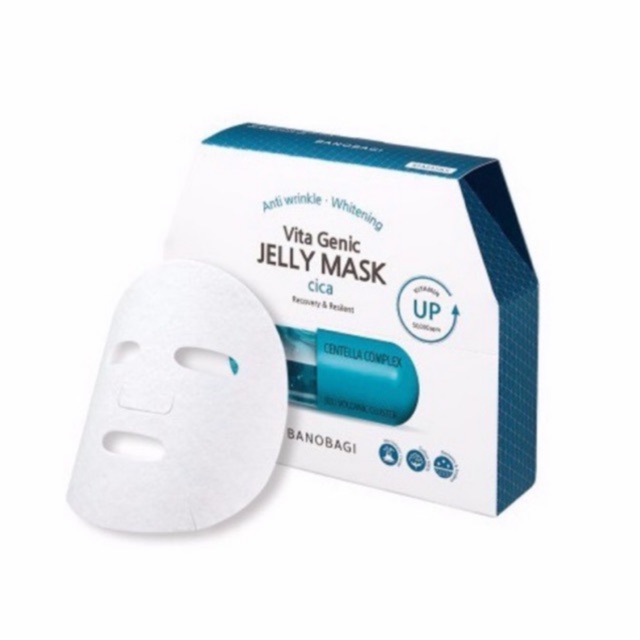 BANOBAGI Vita Genic Jelly Mask (ยกกล่อง 10 แผ่น) #Cica ลดการระคายเคือง