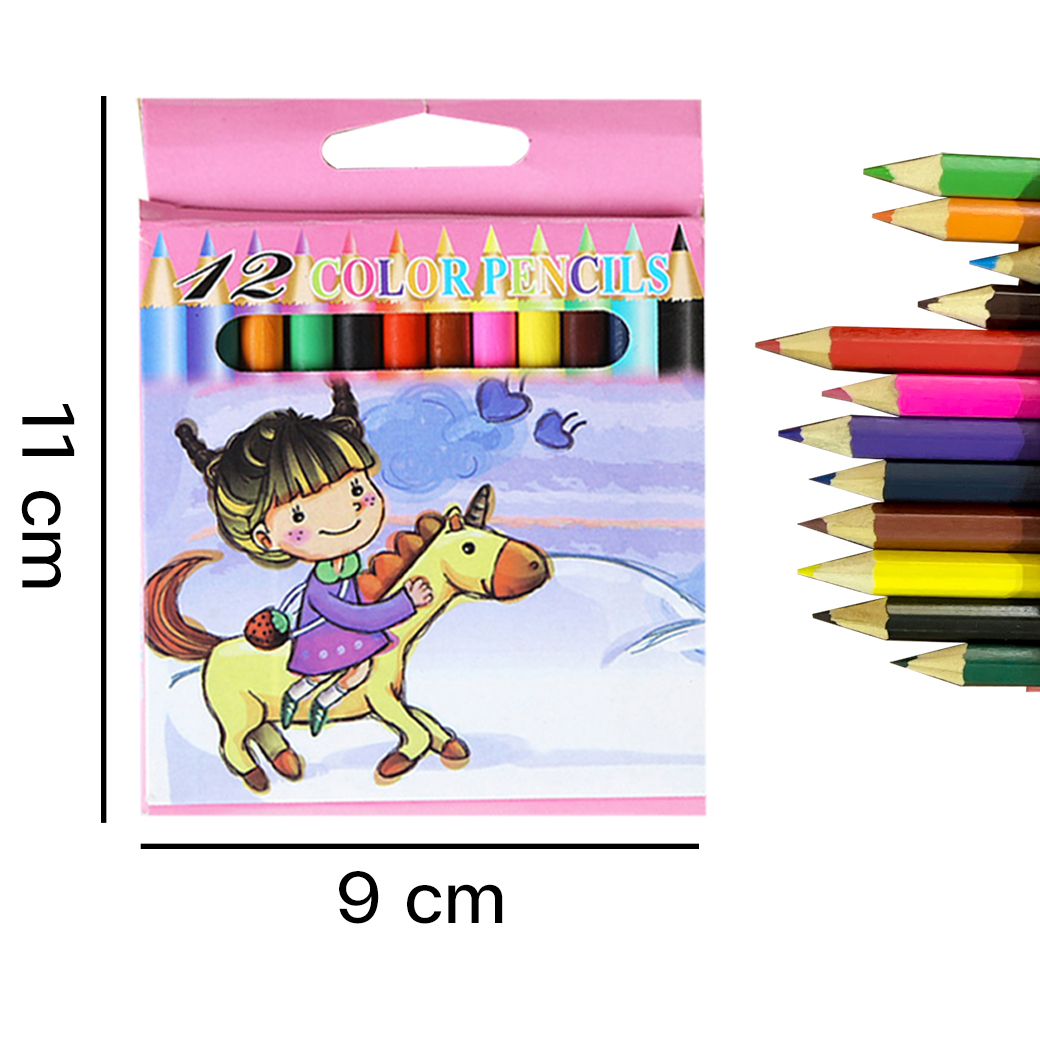 🌈⭐ดินสอสีไม้⭐🌈เครื่องเขียนสีไม้ 12 สี ✔️พร้อมส่งในไทย เสริมสร้างทักษะ ของเล่นเด็ก เครื่องเขียน