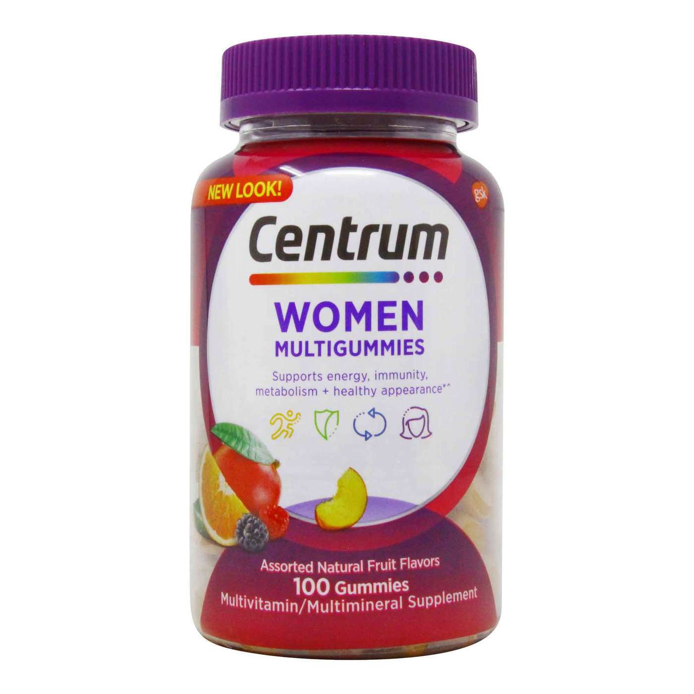 Centrum WOMEN MultiGummies Gummy Supports Energy, Immunity, Metabolism + Healthy Appearance 100 Gummies