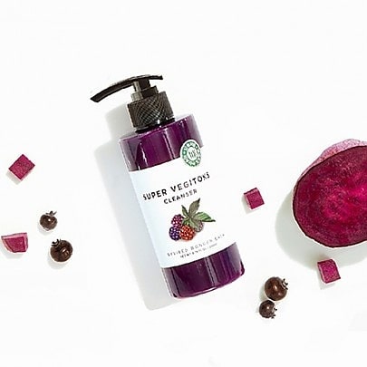 Wonder Bath Super Vegitoks Cleanser 300 ml. #Purple สำหรับผิวมีปัญหาจากมลภาวะ