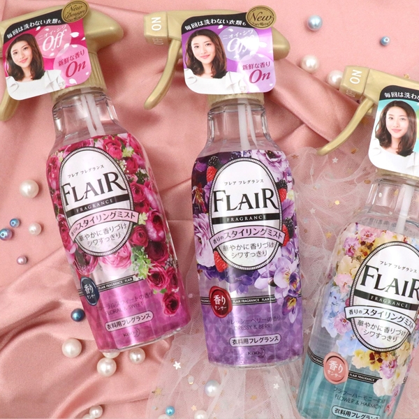 Kao Flair Fragrance Styling Mist 270 ml. # สีฟ้า กลิ่น Floral & Harmony