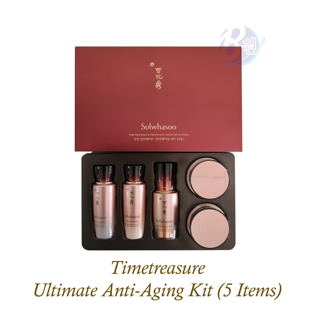 Sulwhasoo Timetreasure Ultimate Anti-Aging Kit 5 Items