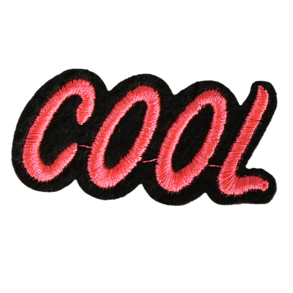 ตัวรีดติดเสื้อตัวอักษร COOL