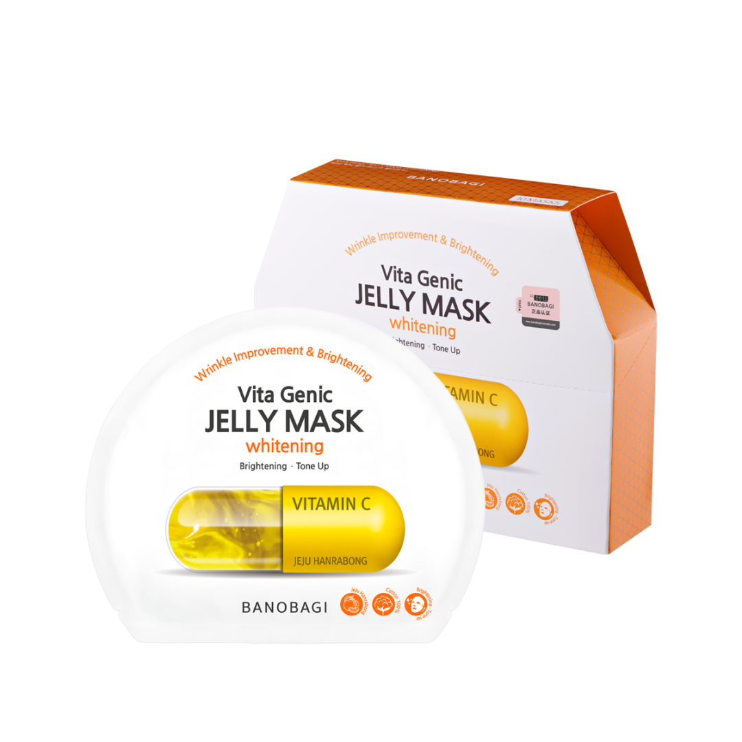 BANOBAGI Vita Genic Jelly Mask Up Vitamin #Whitening (1 กล่อง 10 แผ่น)